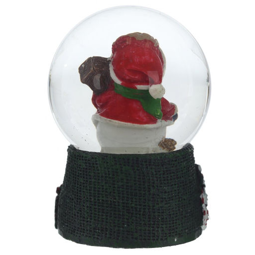 Фигурка декор в стекл шаре "Дед Мороз/Снеговик/Мишка", D 4.5 см, L4,5 W4,5 H6 см, 4в.