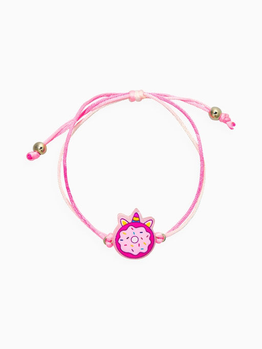 Цена за 2 шт. Набор детских браслетов «Выбражулька. Пончик и Единорог», 3 шт. d=7.5 см, силиконовый, разноцветный