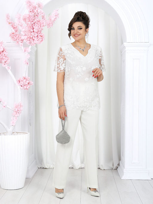 Костюм Ninele 6066 молочный  фото 8