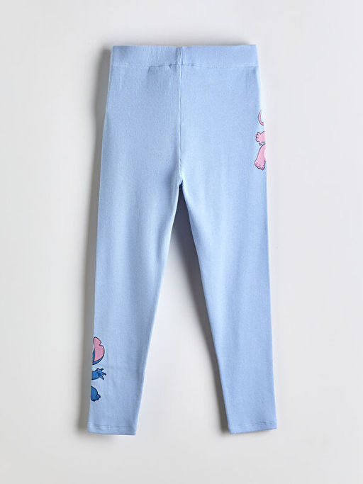 Lilo ve Stitch Bask?l? K?z ?ocuk Tayt