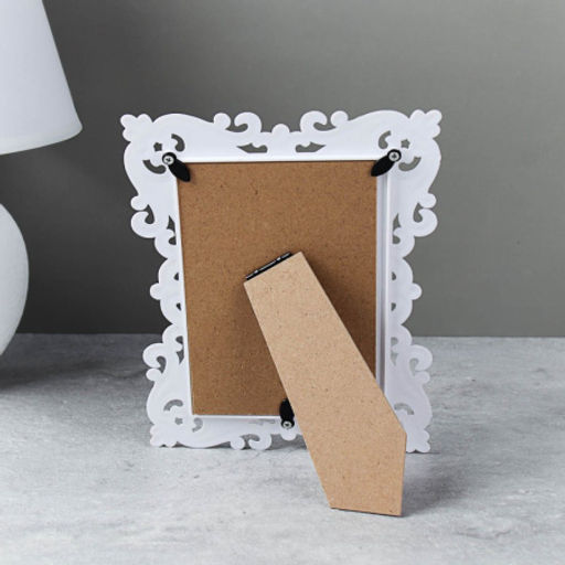 Фоторамка 10х15 белая / 8220B /уп 96/ - Галеонтрейд фото 4