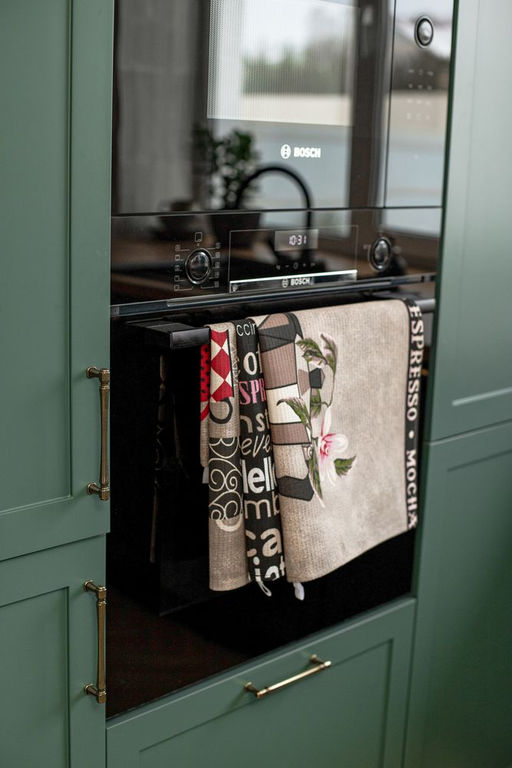 Комплект вафельных полотенец 48*60 см, 3 штуки (Мокко, черный) - Ивановотекстиль фото 5