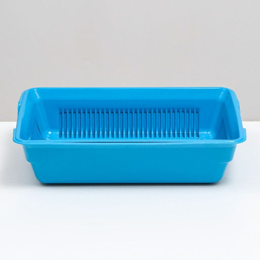 Туалет глубокий с сеткой 36 х 25 х 9 см, голубой - Simaland фото 2