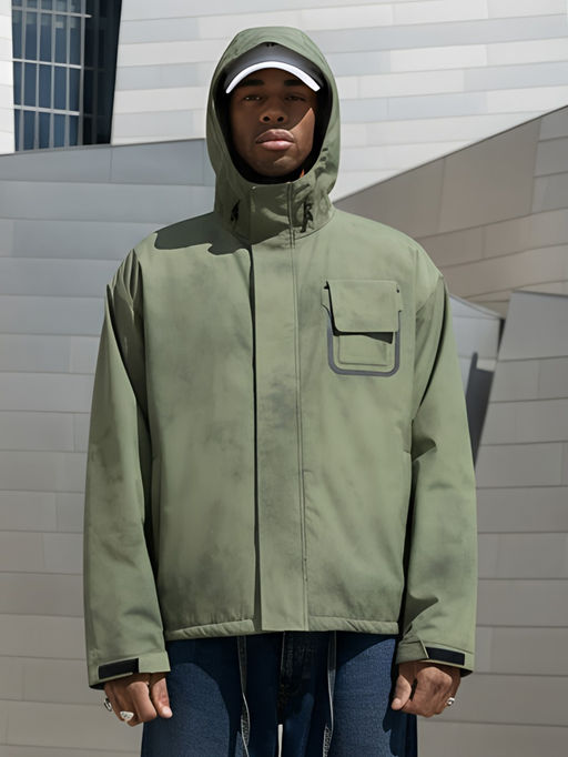 Куртка спортивная мужская весна осень цвета хаки 25473Kh - Mtforce фото 22