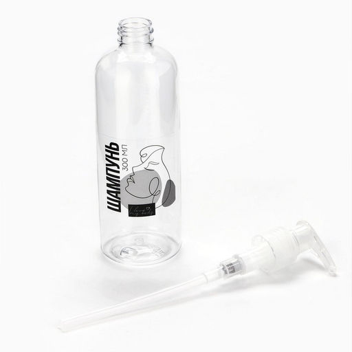 Дозатор для шампуня и кондиционера I love my body, 300 мл, 2 шт.