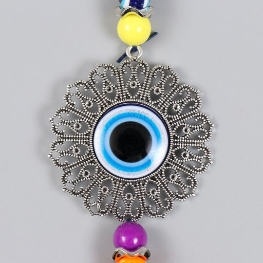 Подвеска от сглаза "Ажурный медальон" 23,2 см МИКС