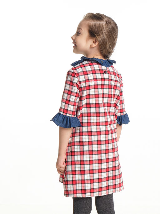 Платье в клетку UD 6244 клетка - Mini maxi фото 5
