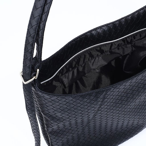 Сумка женская мешок на молнии, цвет чёрный - Simaland фото 6