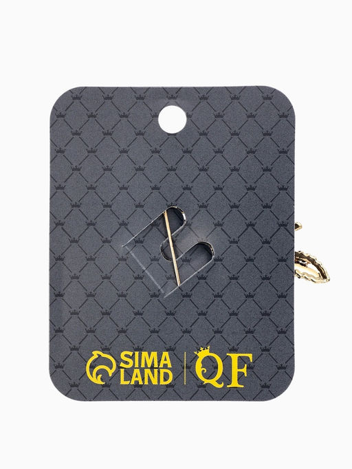 Брошь "Ветка Рябины", цвет красно-зелёный в золоте