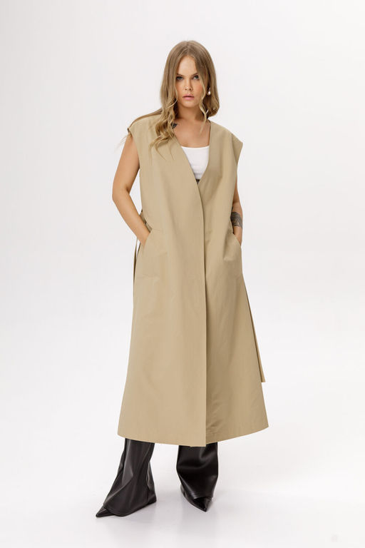 Плащ Pirs 6595 бежевый