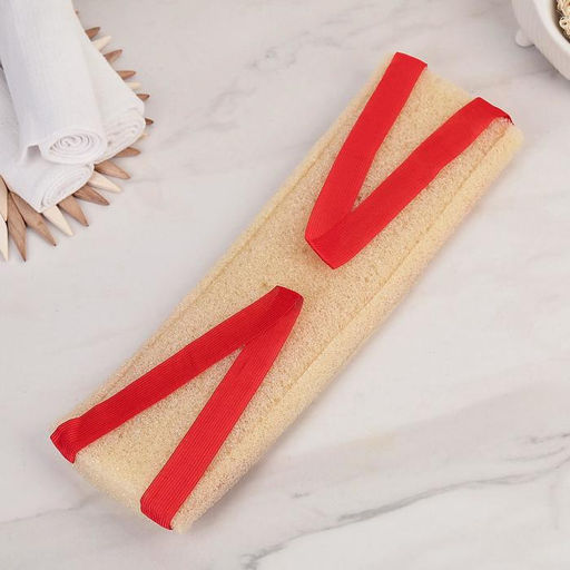 Губка для тела жёсткая «Шахтёрская», 36.5×11.5 см, МИКС