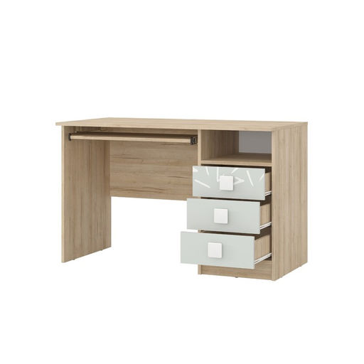 Стол рабочий МИККИ 1200х600х760 Дуб Ривьера/ Пастельный Зеленый - Simaland фото 3