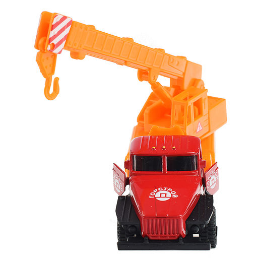 Машина Урал Кран, 12 см, металл, (двери, подвиж. детали) инерц.