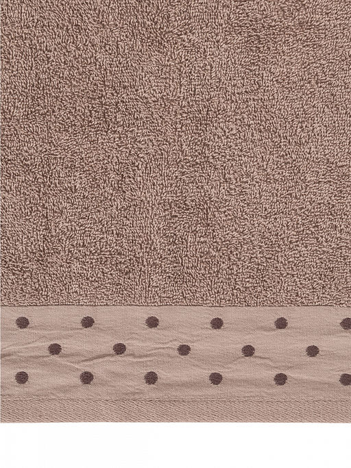 Полотенце для лица 50x90 светло-коричневый махровая ткань - Lucky фото 3