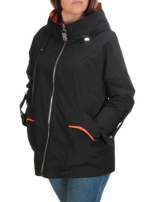 F2101 BLACK Ветровка женская MARIA - Фабричный китай фото 3