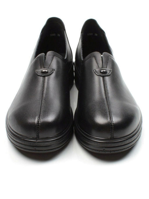 03-5068 BLACK Полуботинки женские (натуральная кожа)