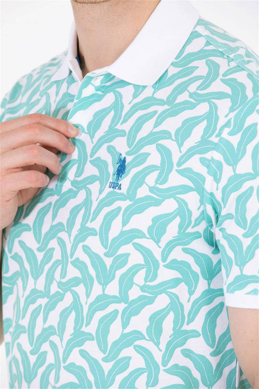 U. S. Polo Assn Мужская мятная футболка-поло - U.s. polo assn фото 14