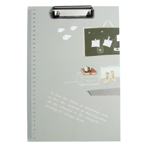 Планшет с прижимом формат А4 картон Уют, МИКС - Calligrata фото 3