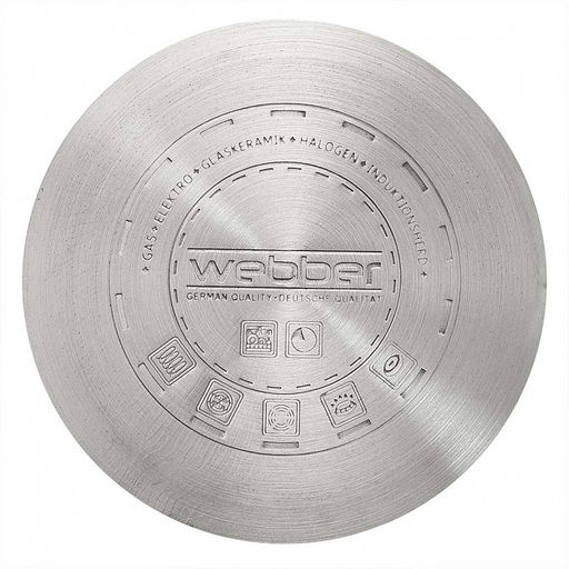 Ковш 1,5л WEBBER 14*8,5см бакелитовая ручка, нерж.сталь капсул. индукционное дно ВЕ-133