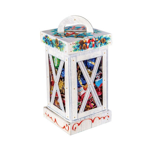 Детский сладкий новогодний подарок Фонарик - Рубин фото 3