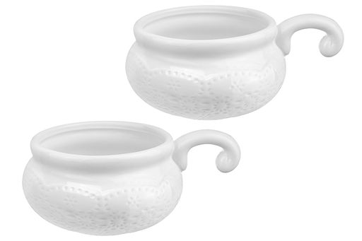 Набор 2 жюльенниц - кокотниц 300 мл 14*10,5*5,5 см Кружево - Elan gallery фото 13