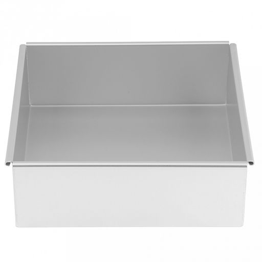 Форма для выпечки алюминиевая "Мастер" 20,2х20,2х7,5см, s1,2мм, загнутый край, в коробке (Китай)