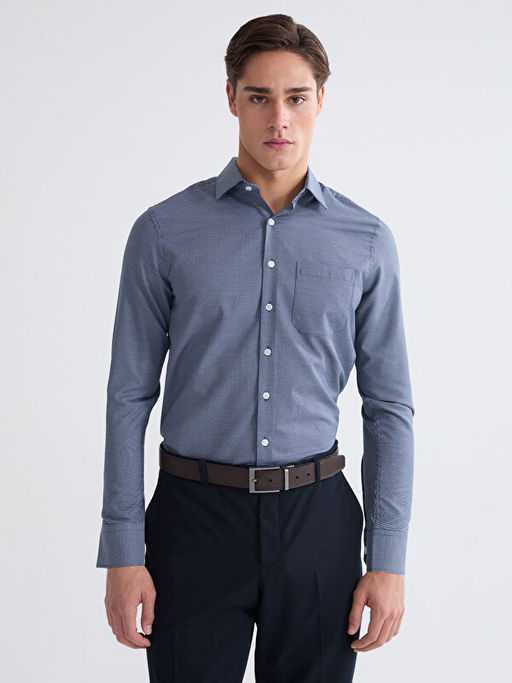 Рубашка Regular Fit Ekose Gabardin мужская