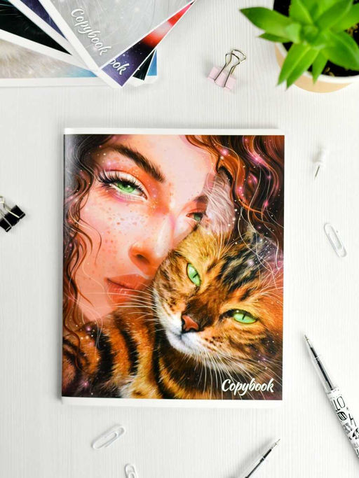 Цена за 10 шт. Тетрадь, 48 л, клетка, арт. 64269/ 10 ЗЕРКАЛО ДУШИ