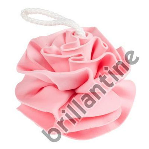 Di Valore 201-048 Brillantine Мочалка СПОНЖ ГУБКА ЦВЕТОК розовая размер 11см