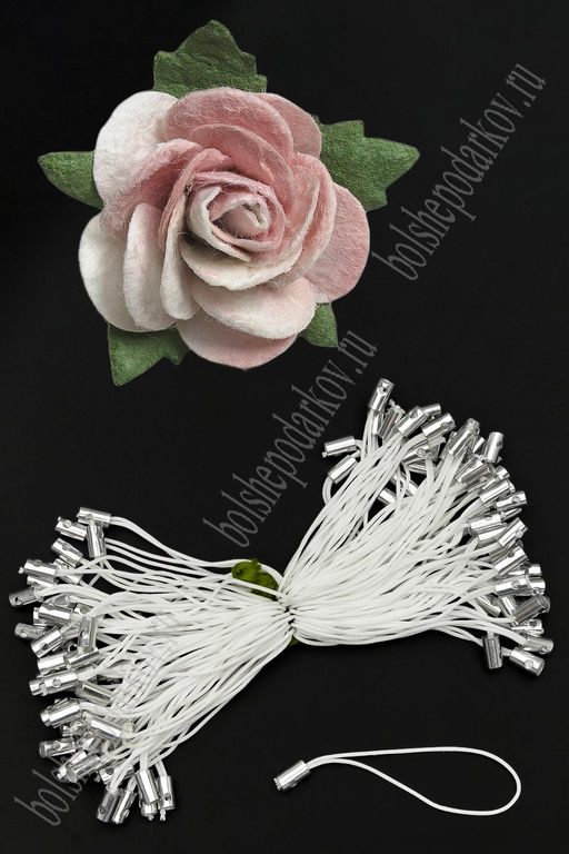 Шнур для брелоков 58 мм (100 шт) SF-7450, белый №8