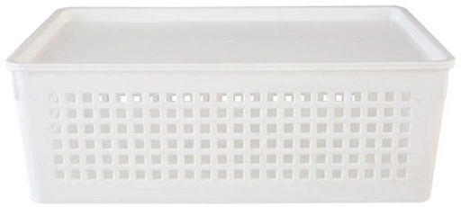 Лоток 3,7л с крышкой 270*190*90мм белый