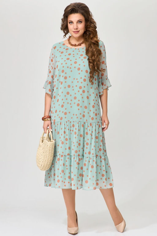 Платье FITA 1193 кофейный  фото 75