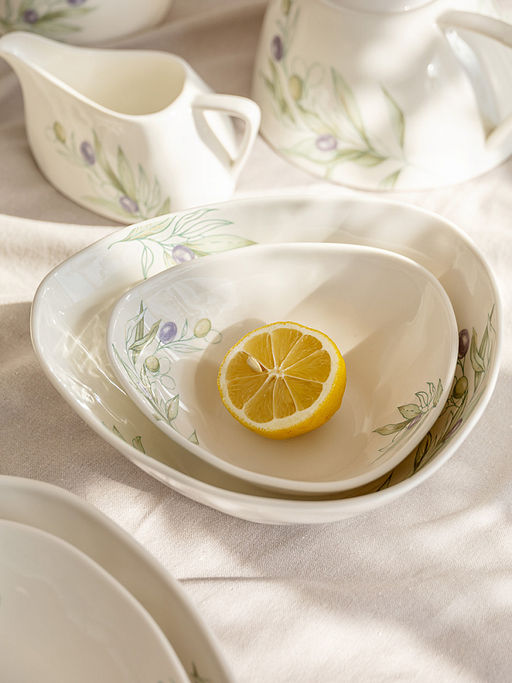 Салатник 1100мл белый фарфор - Lucky фото 6