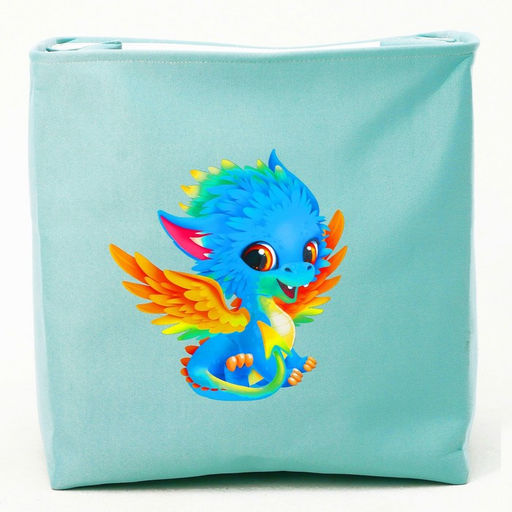 Корзина для хранения игрушек с затяжкой на веревке, 40?50?48 см, голубая - Школа талантов фото 7