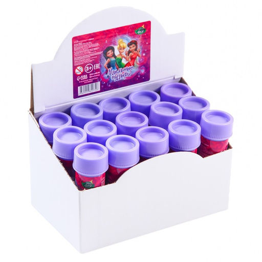 Цена за 15 шт. Мыльные пузыри Феи, 45 мл, цвет МИКС - Disney фото 3