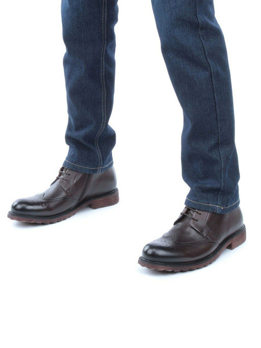 01-H9053-B1-SW5 BROWN Ботинки демисезонные мужские (натуральная кожа) - Фабричный китай фото 3