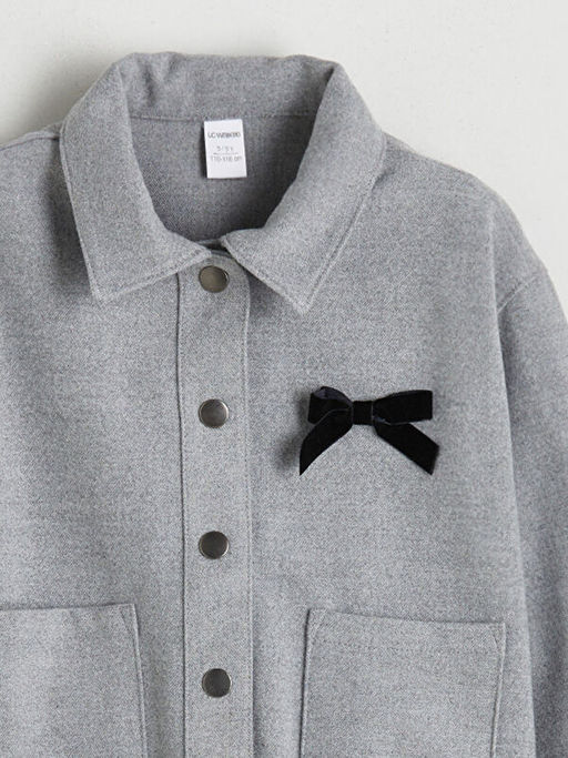 Fiyonk Detayl? K?z ?ocuk Ceket