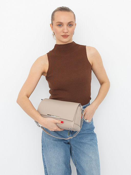 Сумка 0473C apricot Polina&Eiterou