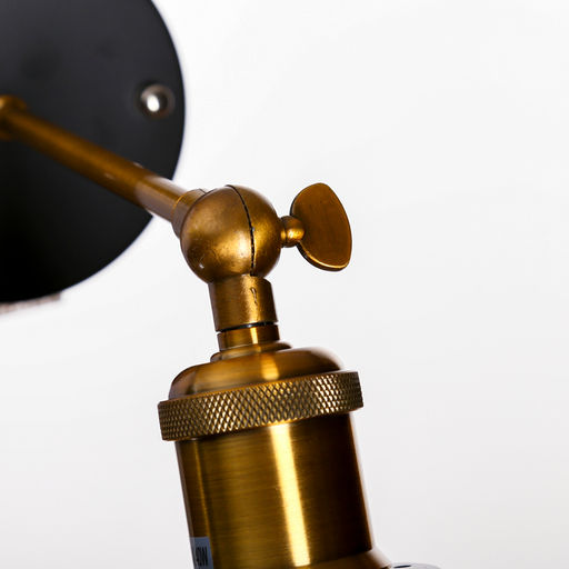 Бра "Матано" 1х40Вт Е27 черный 22х22х25 см