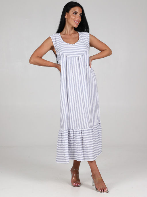 СФ-486 ЖЕНСКИЙ САРАФАН (Серая полоса) - А-дина фото 2