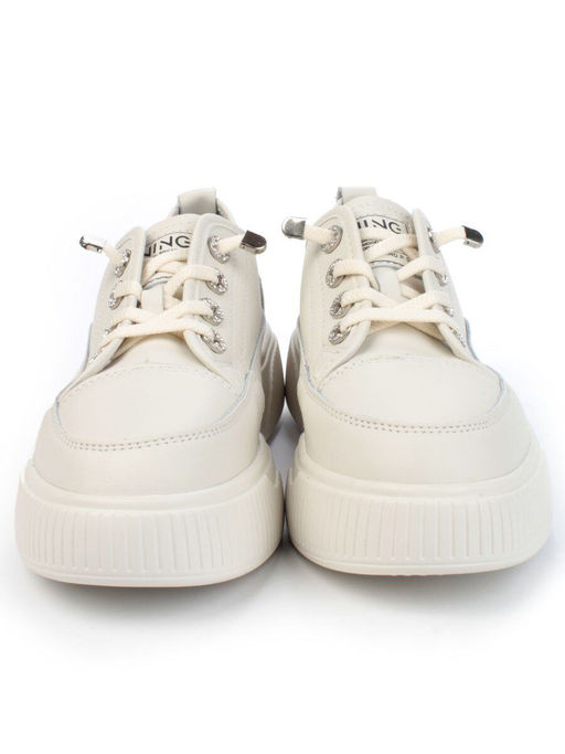 05-SD8-2D BEIGE Кроссовки женские (натуральная кожа) - Фабричный китай фото 8