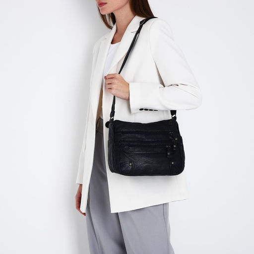 Сумка-мешок на молнии, цвет синий - Simaland фото 2