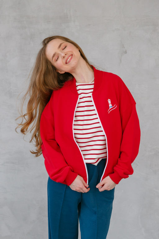 Бомбер женский Lighthouse Red + брюки женские Atlantic - Captain's mate фото 14
