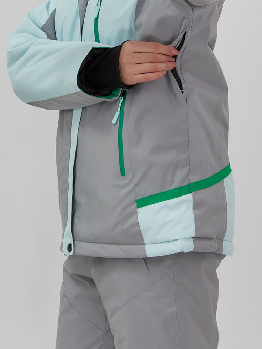 Горнолыжный костюм женский зимний голубого цвета 0709_1Gl - Chunmai фото 16