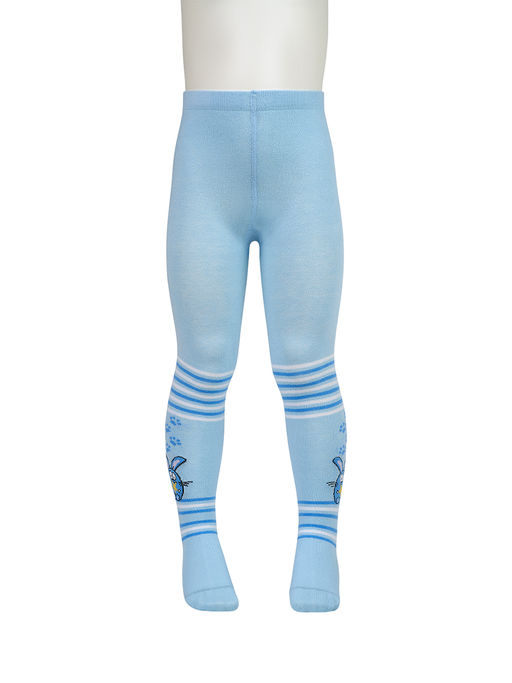 OMSA kids Collant 11P62-2 с рис. (кот и зайчик) - Blu Сhiaro