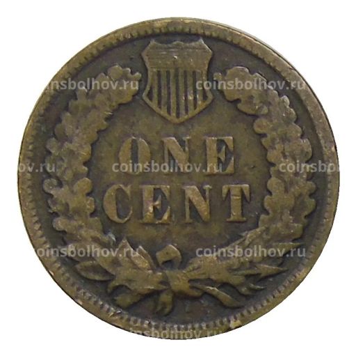 Монета 1 цент 1907 года США