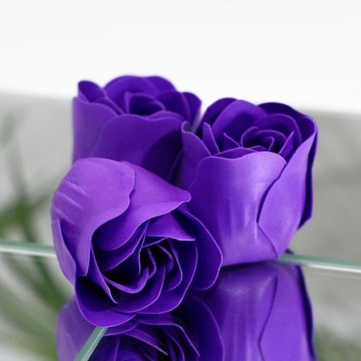 Мыльные розы, фиолетовые, набор 10 шт. - SB BEAUTY фото 5