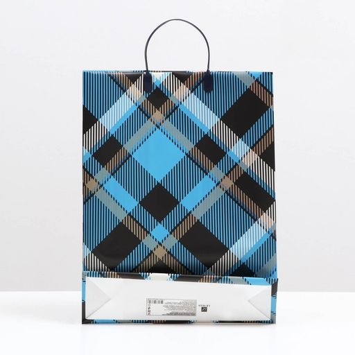 Цена за 10 шт. Пакет «Шотландские мотивы», мягкий пластик, 42×32 см, 120 мкм