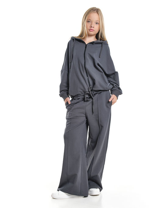 Брюки для девочки 22-7665 графит - Mini maxi фото 19