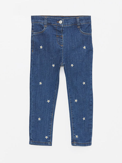 Nak?? Detayl? K?z Bebek Jean Pantolon - Waikiki фото 3